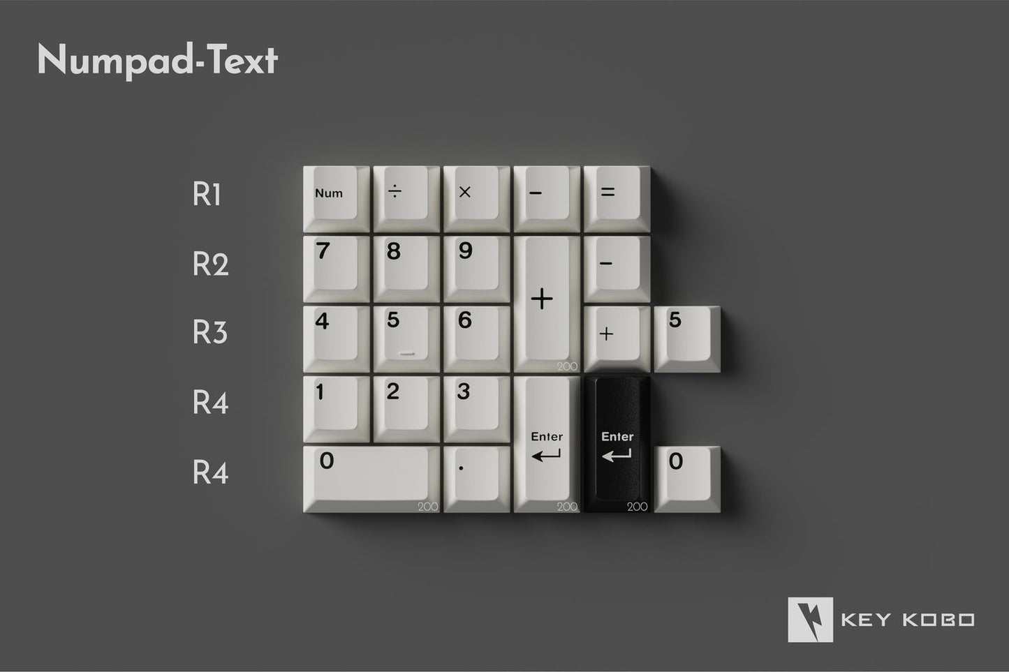 Key Kobo Text - Black on White