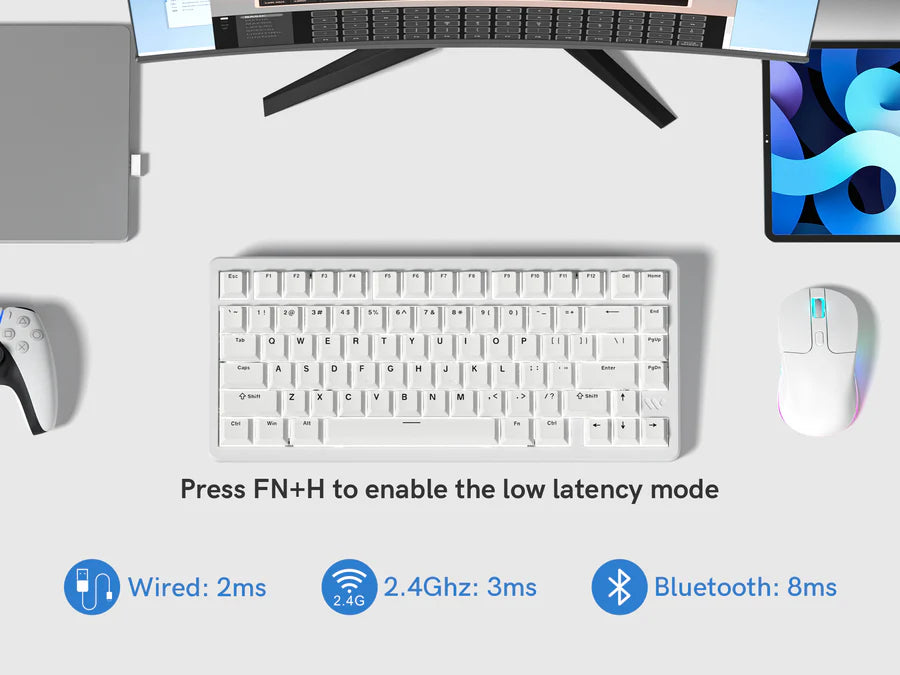 WOMIER SK75 75% WIRELESS ALUMINUM KEYBOARD