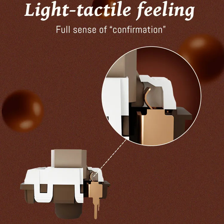 Gateron Chocolate KS-33 Low Profile 2.0