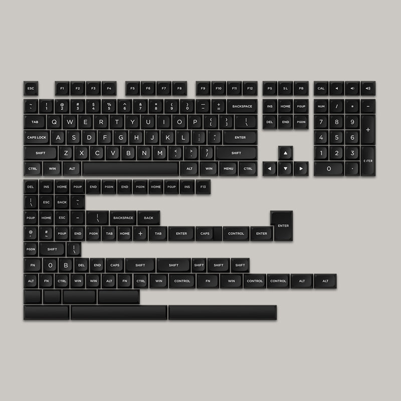 Akko White on Black WOB Building Blocks