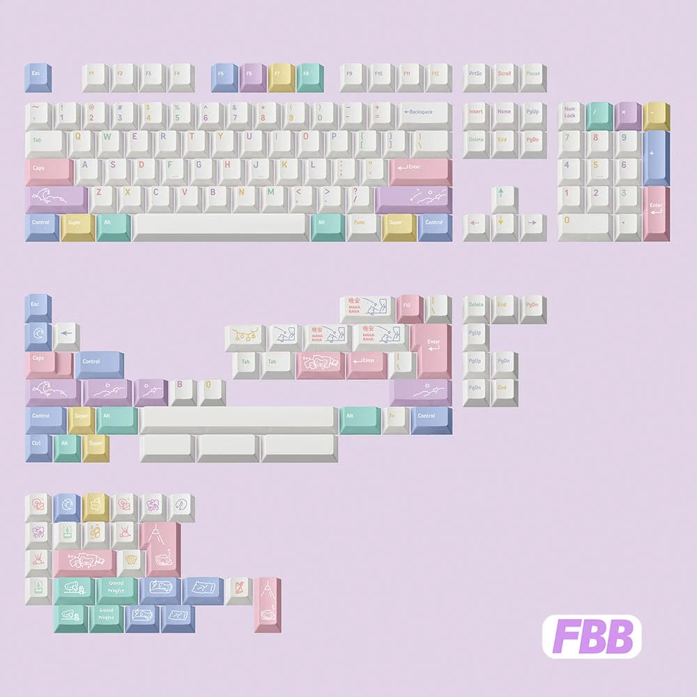 FBB - GOODNIGHT KEYCAPS