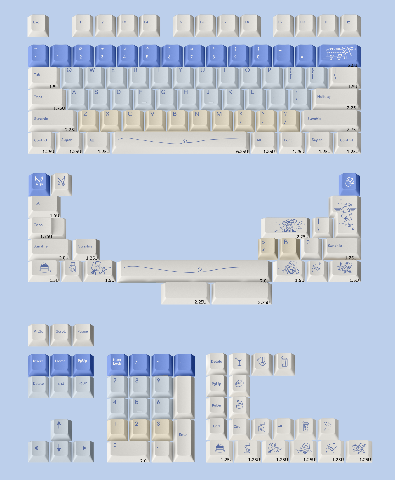FBB - HOLIDAY KEYCAPS