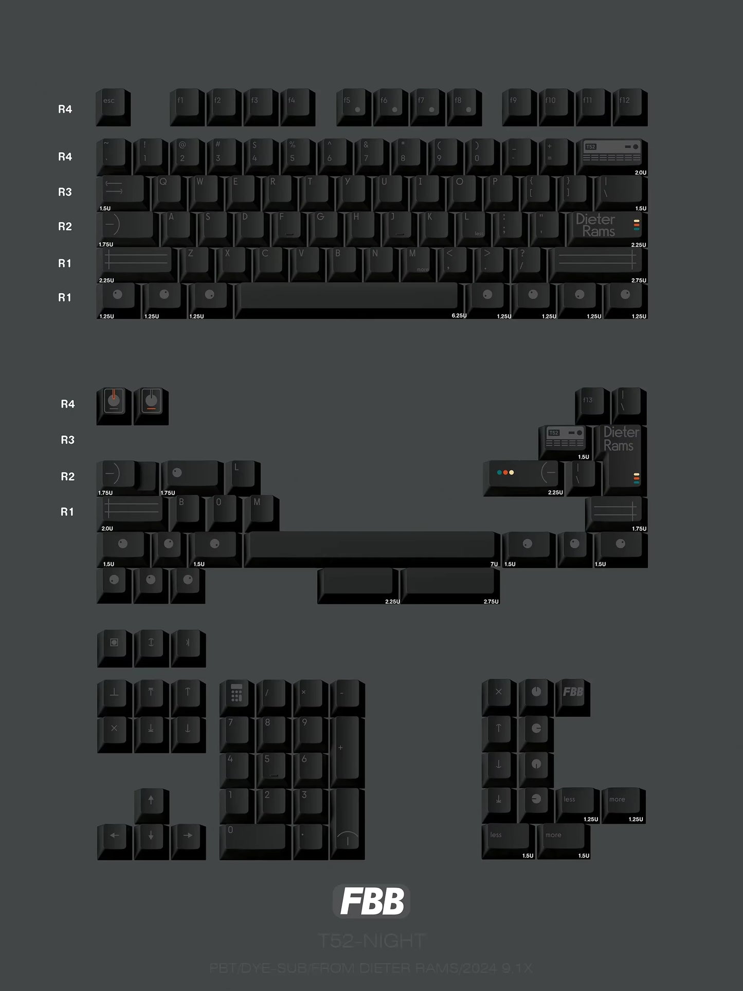 FBB - T52 KEYCAPS