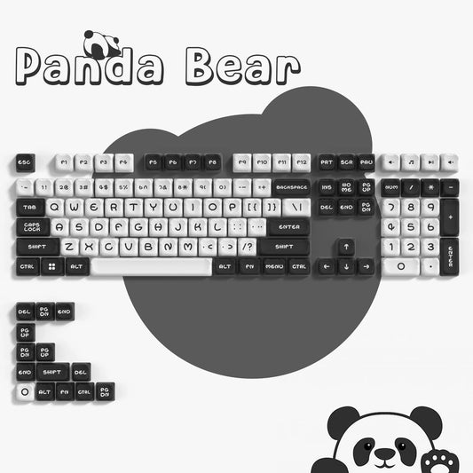WOMIER PANDA BEAR KEYCAP SET