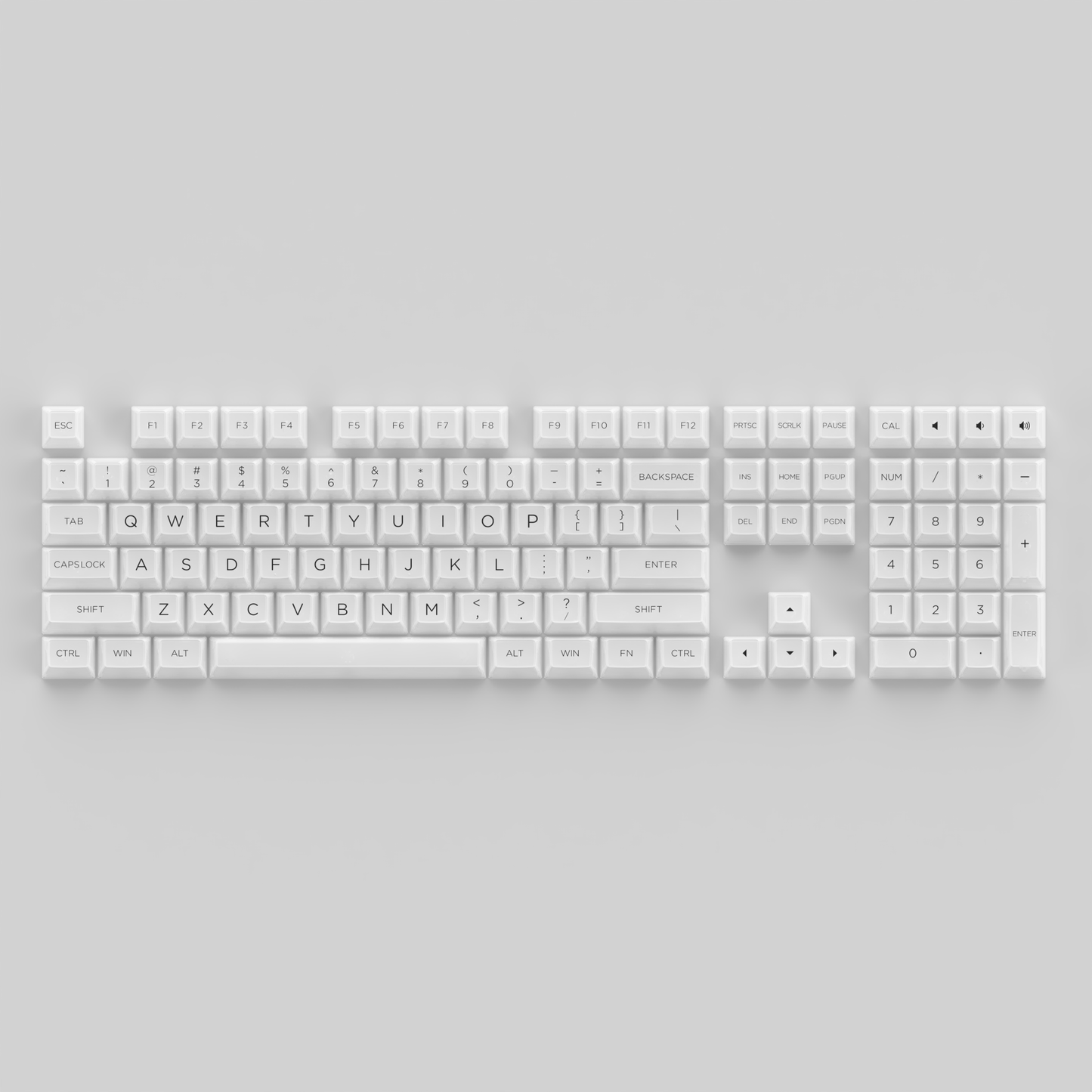 Akko ASA Clear Keycap Set (shine through)