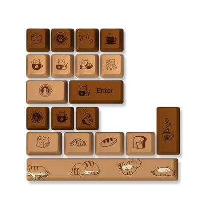 YUNZII COFFEE CAT KEYCAPS