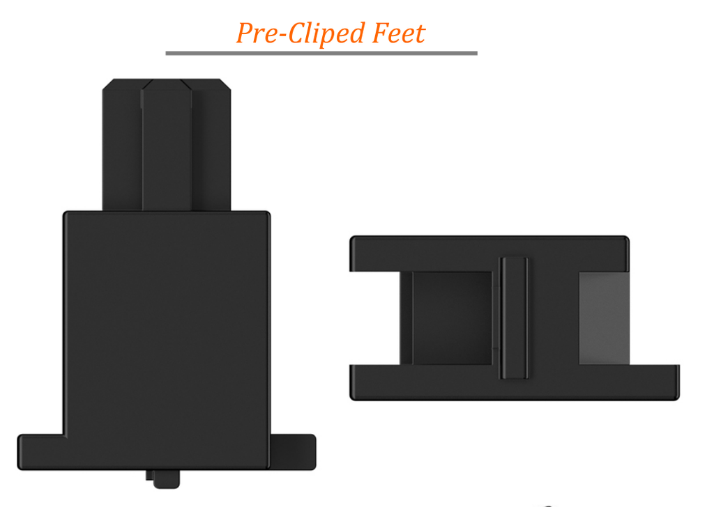 DUROCK V3 PLATE MOUNTED CLIP-IN STABILIZERS