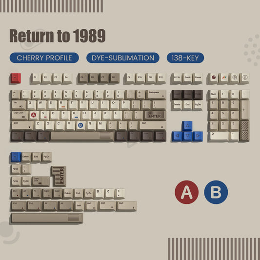 WOMIER - RETURN TO 1989 KEYCAP SET