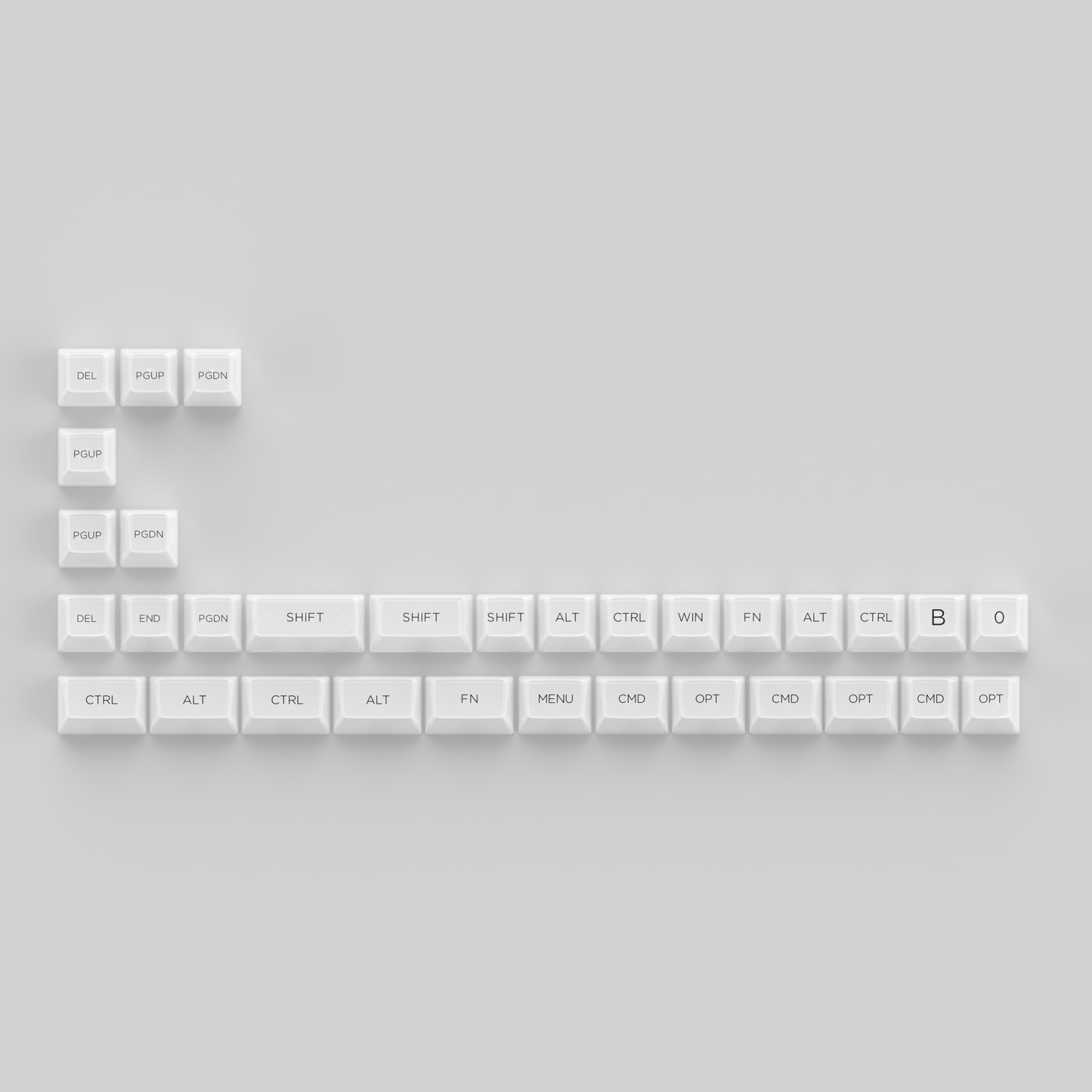 Akko ASA Clear Keycap Set (shine through)