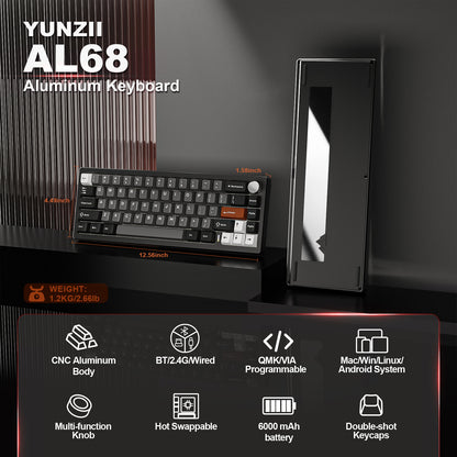 Yunzii AL68 (QMK/VIA)