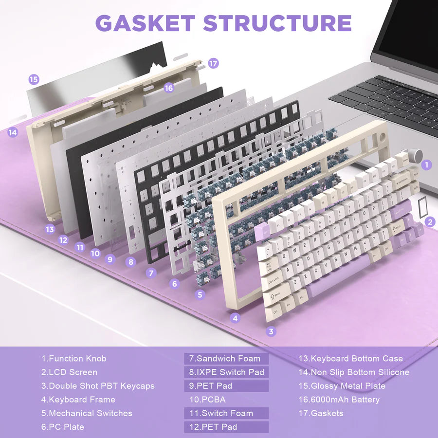 YUNZII AL80 FULLY ASSEMBLED