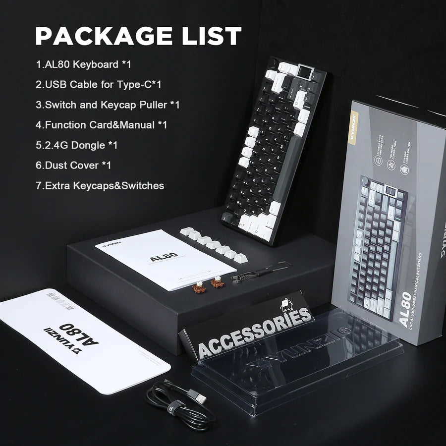 YUNZII AL80 FULLY ASSEMBLED