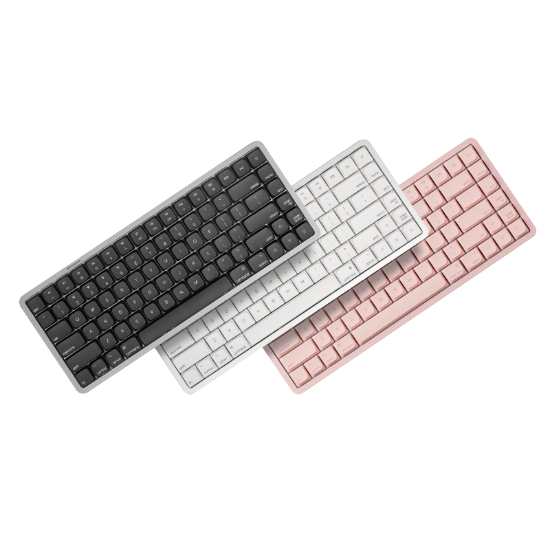 Akko Air 01 low-profile mechanical keyboard in Cloudy White