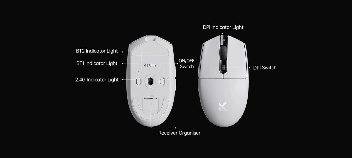 MCHOSE G3 ULTRA DUAL 8K GAMING MOUSE