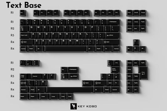 KEY KOBO TEXT - WHITE ON BLACK