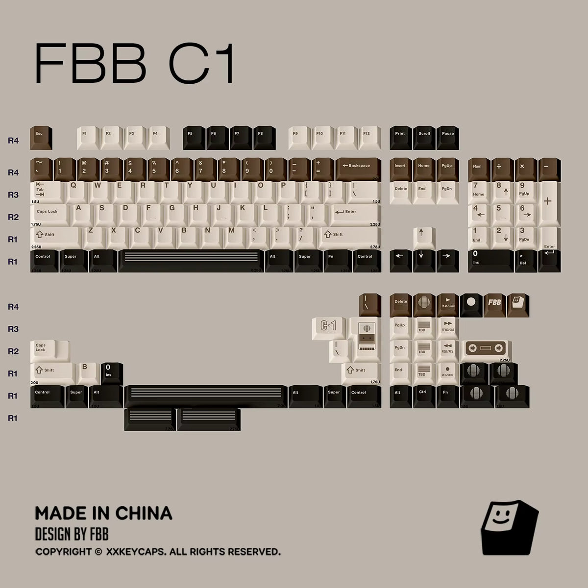 FBB - RETRO C1 COFFEE BROWN