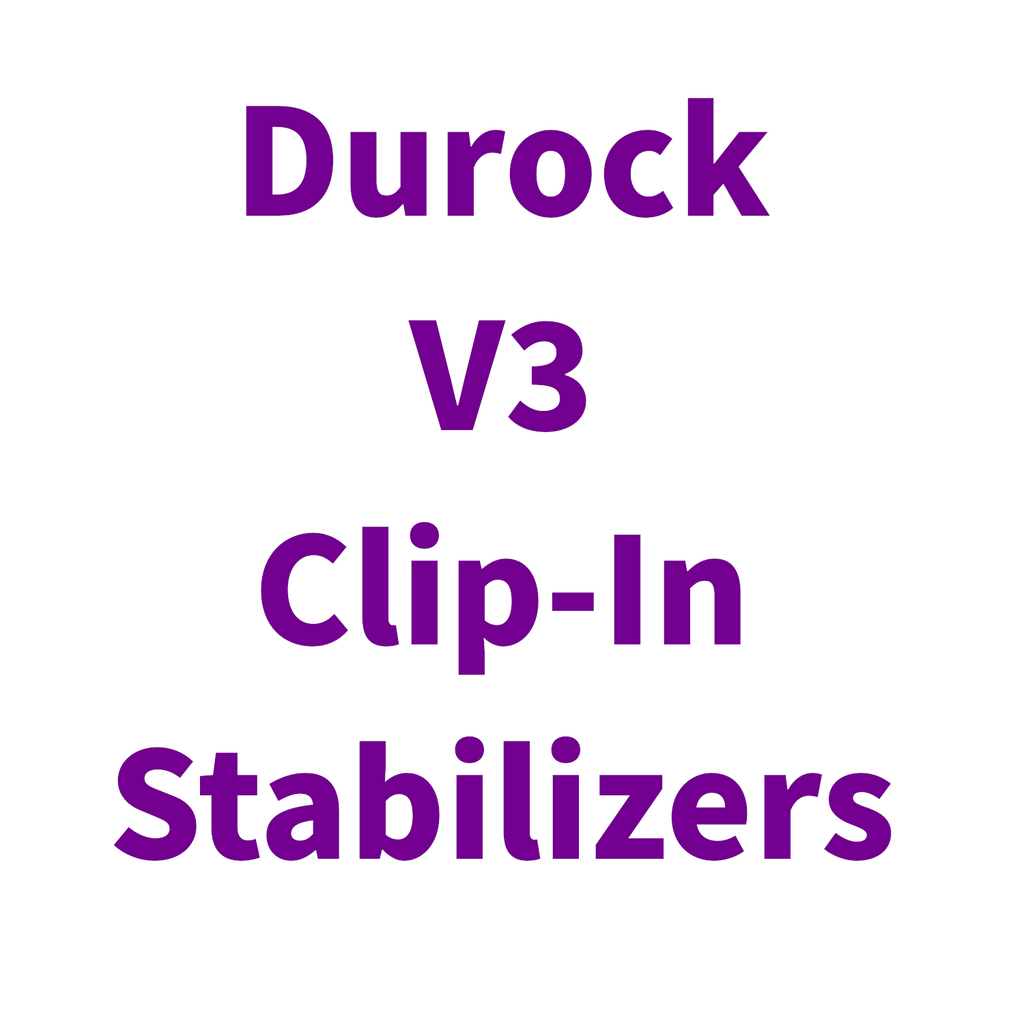 DUROCK V3 PLATE MOUNTED CLIP-IN STABILIZERS