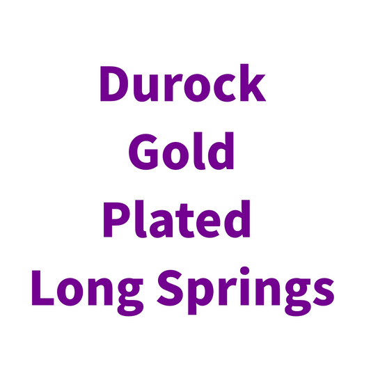 Durock Gold Plated Long Springs