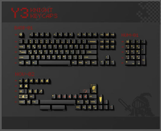 KNIGHT KEYCAPS BY MZ STUDIO