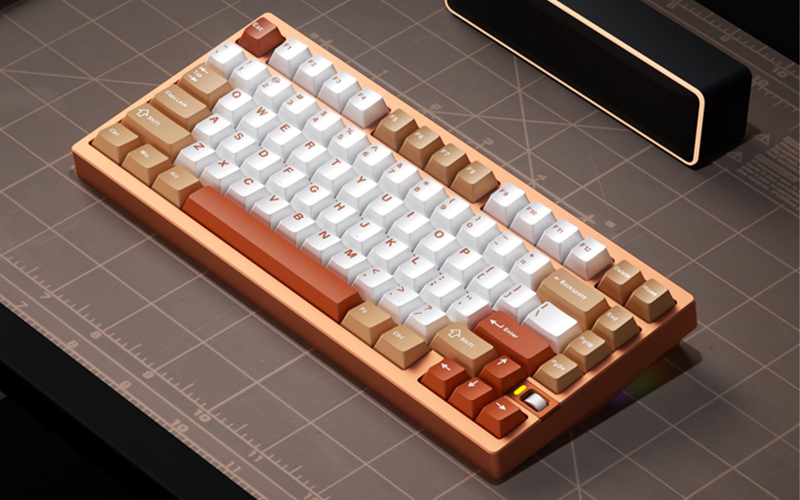Weikav NUT75 Vibrant Orange colorway