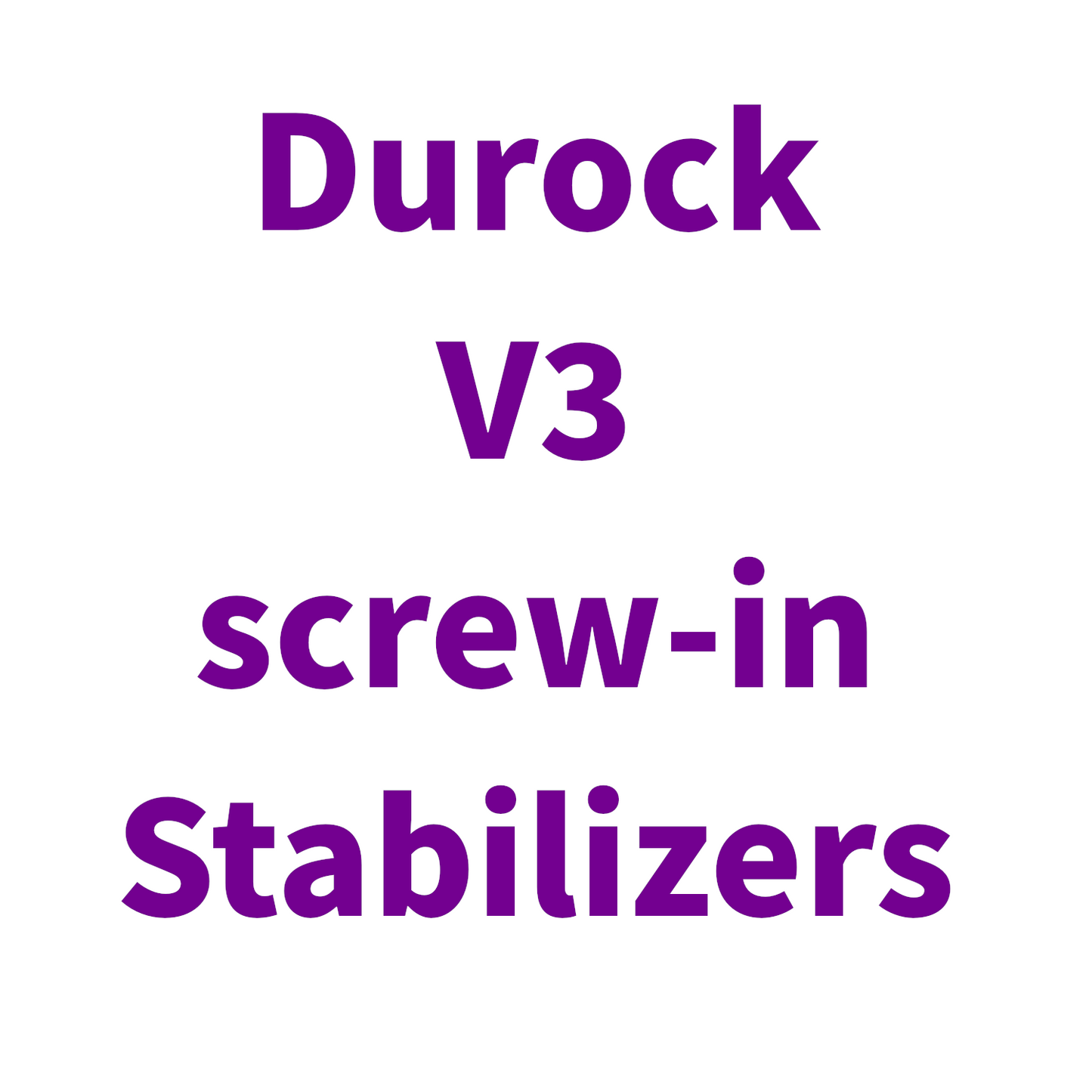 Durock V3 PCB Mounted Stabilizers