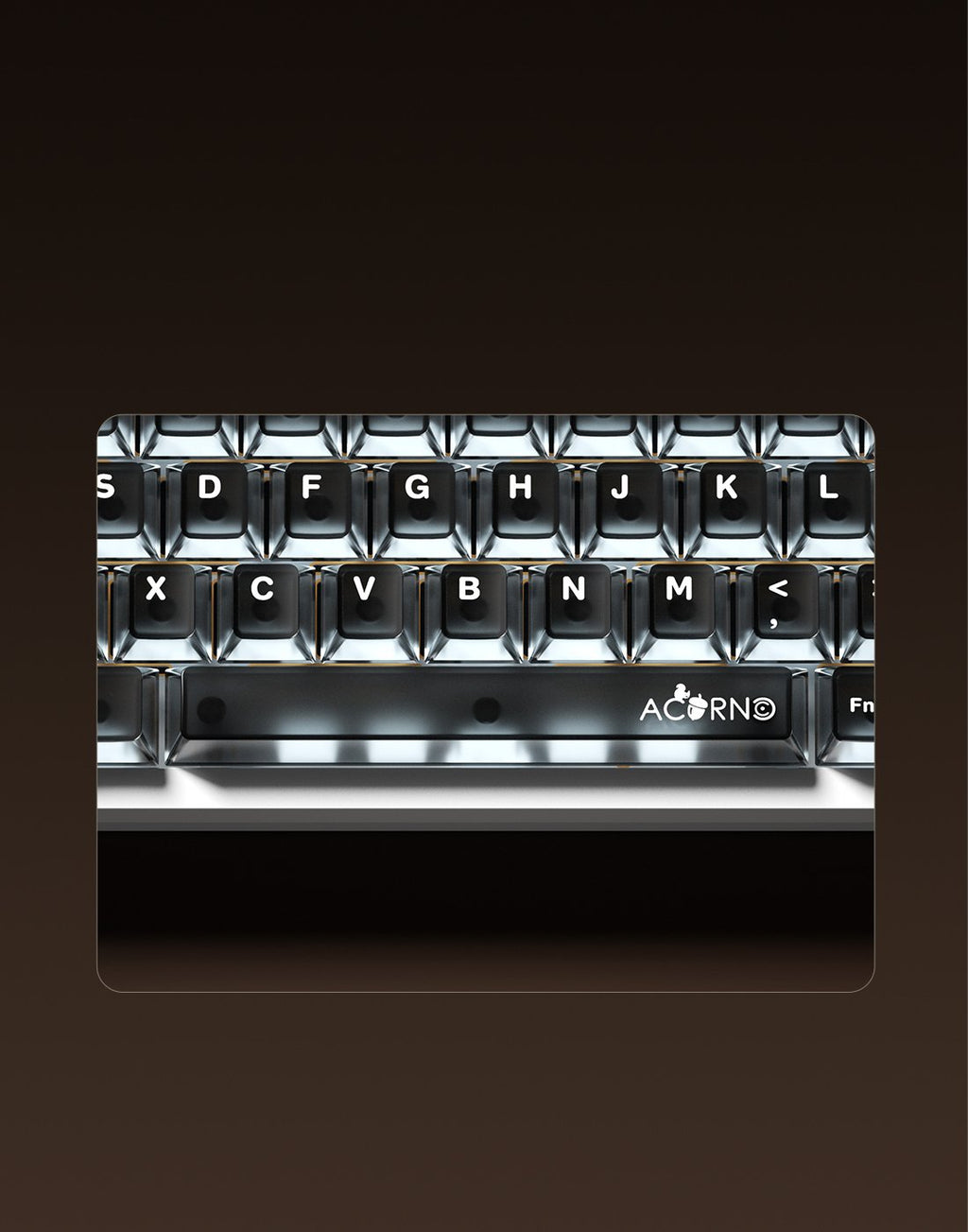 Lucky65 V3 - five-LED spacebar glow