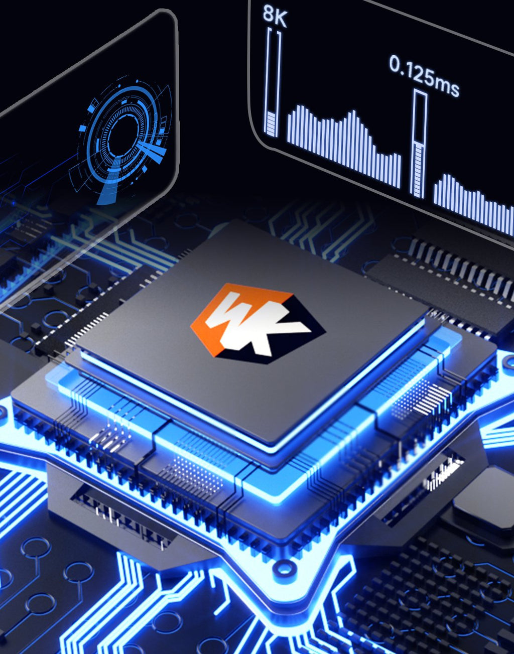 Weikav NUT87 dual 8K polling rate