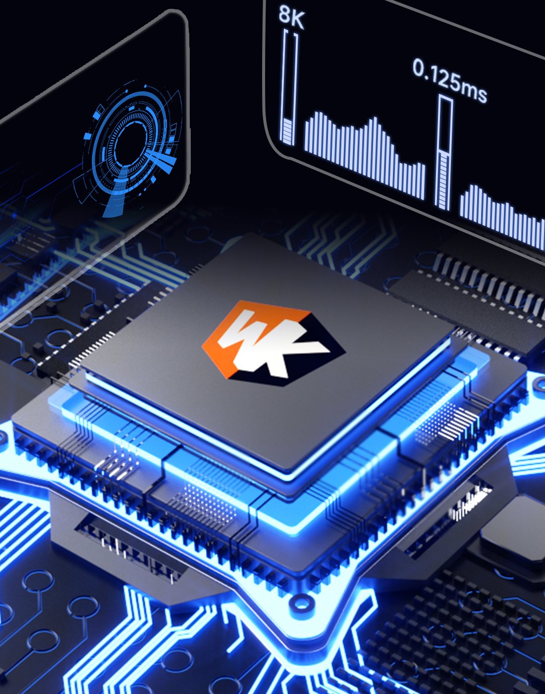 Weikav NUT87 dual 8K polling rate